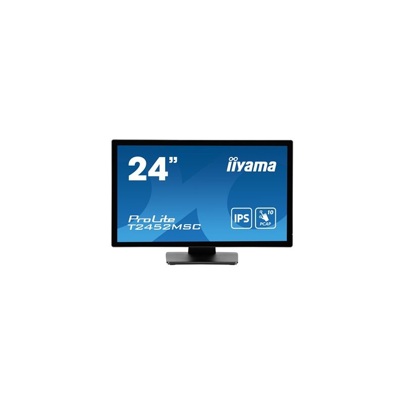 24" LCD iiyama T2452MSC-B1:PCAP,IPS,FHD,HDMI