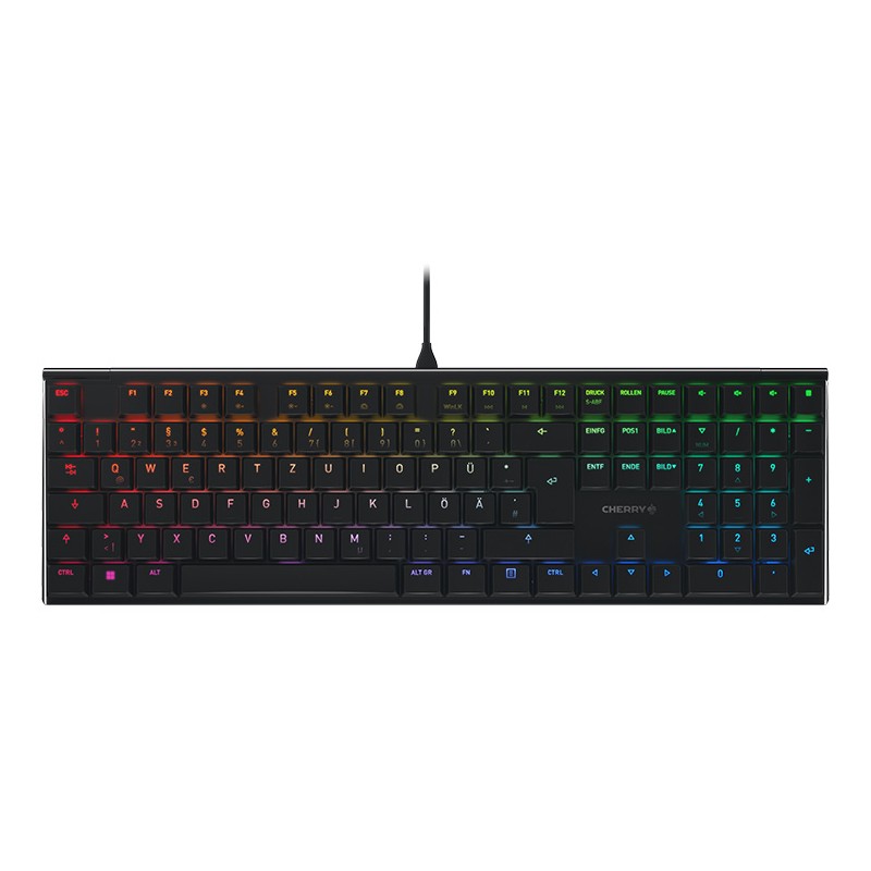 CHERRY MX 10.0N RGB Keyboard Corded DE