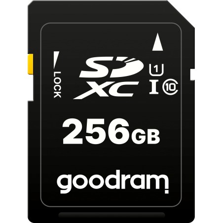 Goodram Secure Digital Card, 256GB, GB, SDXC, S1A0-2560R12, UHS-I
