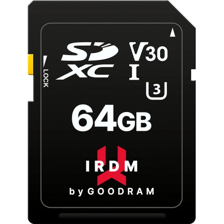 Goodram paměťová karta Secure Digital, 64GB, SDXC, IR-S3A0-0640R12, UHS-I U3