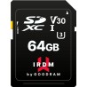 Goodram paměťová karta Secure Digital, 64GB, SDXC, IR-S3A0-0640R12, UHS-I U3