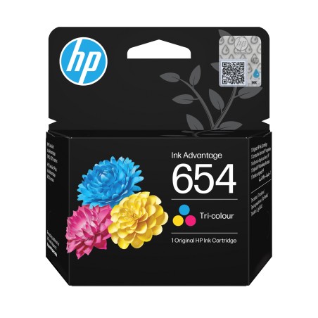 HP originální ink 7FP38UE, HP 654, Tri-colour, 200str.