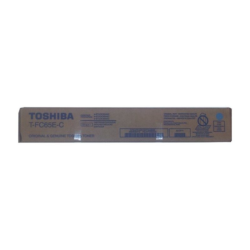 Toshiba originální toner T-FC65-EC, cyan, 29500str.