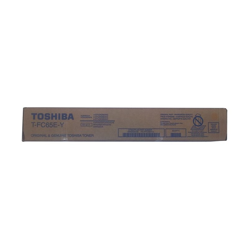 Toshiba originální toner T-FC65-EY, yellow, 29500str.