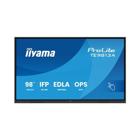 98" iiyama TE9813A-B2AG:IPS,4K,40P,EDLA