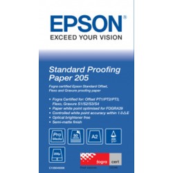 Epson Standard Proofing Paper, C13S045006, foto papír, polomatný, bílý, A2, 205 g/m2, 50 ks, inkoustový