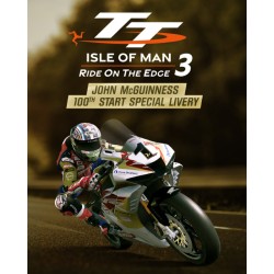 TT Isle Of Man 3 John McGuinness 100th Start S – herní rozšíření pro PC (elektronická licence)