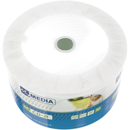 MyMedia CD-R, 69206, 50-pack, 700MB, 52x, 80min., 12cm, printable, Standard, wide printable