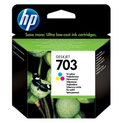 HP originální ink CD888AE, po expiraci typ HP 703, tricolor