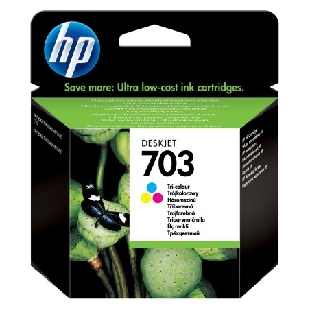 HP originální ink CD888AE, po expiraci typ HP 703, tricolor