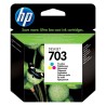 HP originální ink CD888AE, po expiraci typ HP 703, tricolor