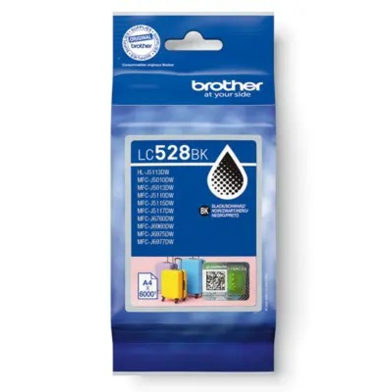 Brother LC528BKP/Tintenpatrone Schwarz (6.000 SEI