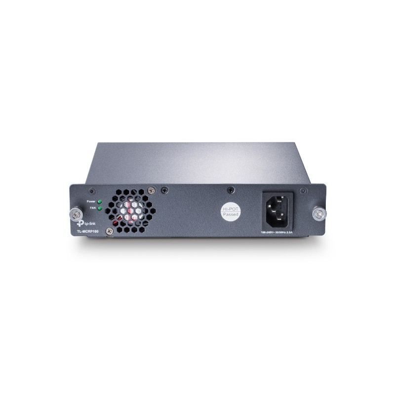 TP-LINK MCRP100 V2.2 Omada Redundant Power Supply Module 100-240VAC Input 12VDC Output
