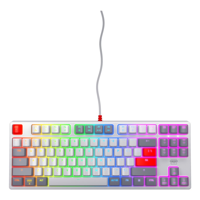 CHERRY XTRFY K4V2 TKL KB RETRO/KB CORDED MECHANICAL MX RED
