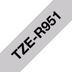 24MM BLACK / SILVER RIBBON TAPE/