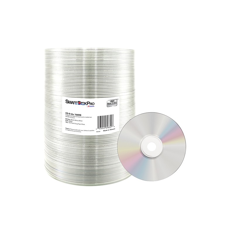 Smartdisk BD-R, White Thermal Printable, 25GB, Spindle, 69836, 50-pack, pro archivaci dat