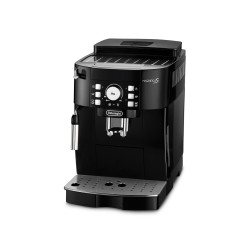 DeLonghi ECAM 21.117.B automatický kávovar, 15 bar, vestavěný mlýnek, dva šálky najednou, tryska na páru, černý