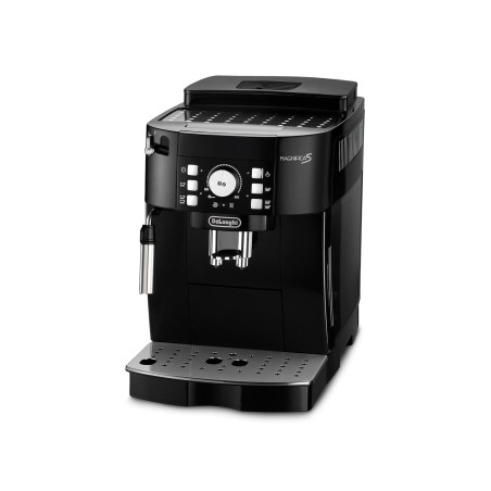 DeLonghi ECAM 21.117.B automatický kávovar, 15 bar, vestavěný mlýnek, dva šálky najednou, tryska na páru, černý