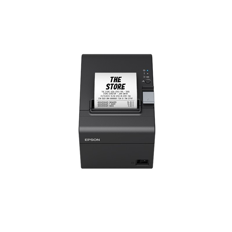 Epson TM-T20III, pokladní tiskárna, USB/LAN, 8 dots/mm (203 dpi), řezačka, černá