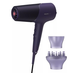 Philips Series 5000 BHD514/00 vysoušeč vlasů, fialový, 2300 W, ThermoShield, ionizační péče, 6 nastavení, Cool Shot