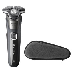 Philips Series 5000 Wet & Dry S5887/30 pánský elektrický holicí strojek, šedý, SkinIQ, 360° otočné hlavy,Power Adapt