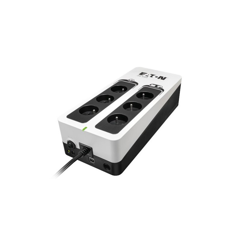 Eaton 3S 550 FR, UPS 550VA / 330W, 6 zásuvek (3 zálohované), USB, české zásuvky