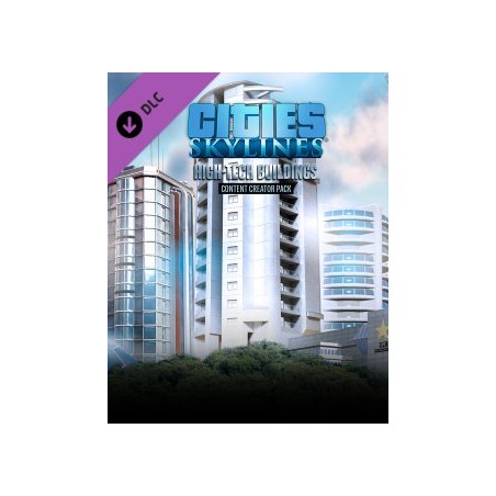 Cities Skylines Content Creator Pack High-Tech – herní rozšíření pro PC (elektronická licence)