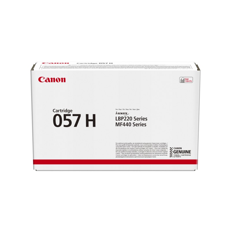 Canon originální toner 057 H BK, 3010C002, black, 10000str., poškozený obal typ high capacity