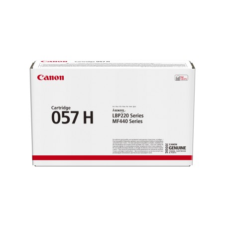 Canon originální toner 057 H BK, 3010C002, black, 10000str., poškozený obal typ high capacity