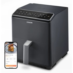 Cosori Dual Blaze 6.4L SMART horkovzdušná fritéza + 5x špíz a gril. rošt, black