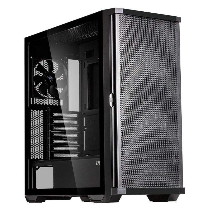 Zalman skříň Z10 / ATX / 3x140 + 1x120 mm fan / 2xUSB 3.0 / USB-C / tvrzené sklo