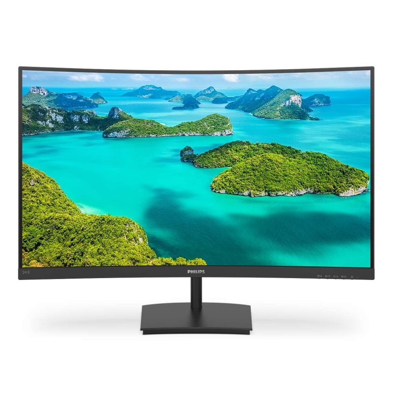 Philips MT VA LED 23,6" 241E1SCA/00 - VA panel, 1920x1080, D-Sub, HDMI, repro, zakriven