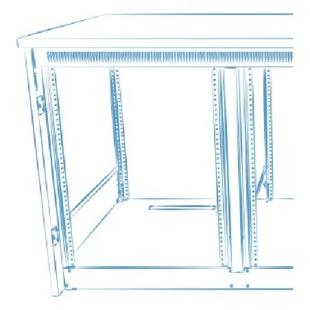 Millwork Drawings and Hardware 3 bay 27"