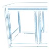 Millwork Drawings and Hardware 3 bay 27"