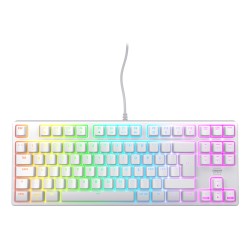 CHERRY XTRFY K4V2 TKL KB WHITE/KB CORDED MECHANICAL MX RED CXK4V2RGBTKLWHRNOR