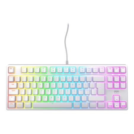 CHERRY XTRFY K4V2 TKL KB WHITE/KB CORDED MECHANICAL MX RED CXK4V2RGBTKLWHRNOR