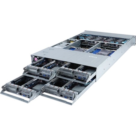 Gigabyte Intel Barebone H262-NO0-PT 2U4N/2CPU 64XDIMM 24XHDD 2X3000W