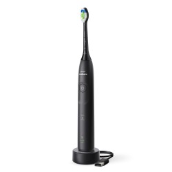 Philips Sonicare 5500 HX7111/01 sonický zubní kartáček, černý, 2 režimy, tlakový senzor, 21denní výdrž