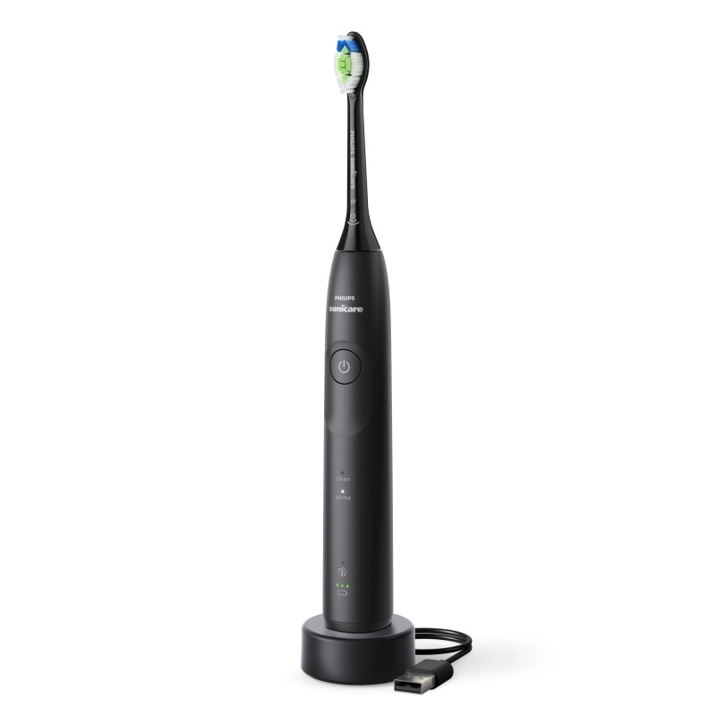 Philips Sonicare 5500 HX7111/01 sonický zubní kartáček, černý, 2 režimy, tlakový senzor, 21denní výdrž