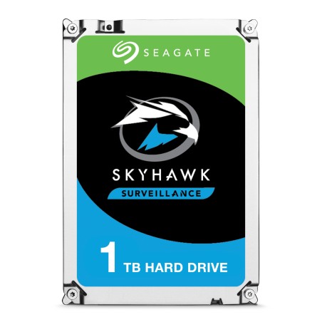 SEAGATE Surveillance Skyhawk 1TB HDD 5900rpm SATA serial ATA 6Gb/s 64MB cache 3.5p 24x7 long-term usage BLK