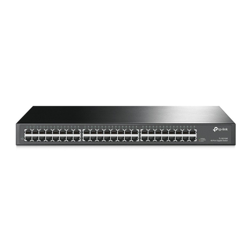 TP-LINK 48-port Gigabit Switch 48 10/100/1000M RJ45 ports 1U 19-inch rack-mountable steel case