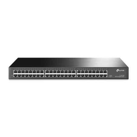 TP-LINK 48-port Gigabit Switch 48 10/100/1000M RJ45 ports 1U 19-inch rack-mountable steel case