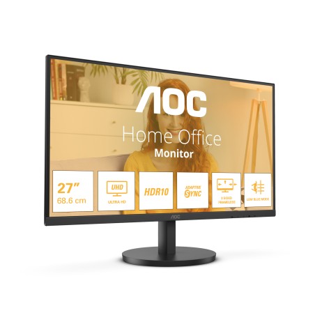 AOC/U27B3M/27"/VA/4K UHD/60Hz/4ms/Black/3R