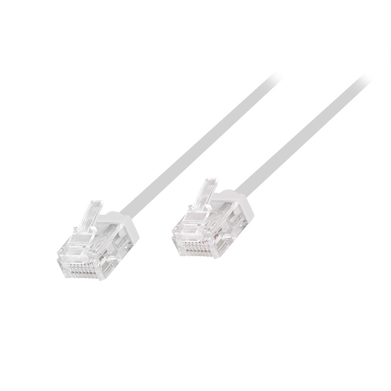 LOGILINK CQ3031U Patch cable Econline Cat.6A U/UTP slim white 1.00m