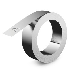 Dymo originální páska do tiskárny štítků, Dymo, 31000, S0720160, 4.8m, 12mm, hliníková bez lepidla pro M1011