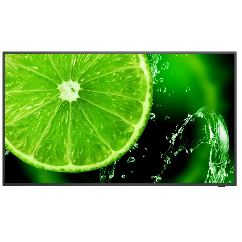 49" E Series large format display, UHD, 400cd/m2, Direct LED backlight, 16/7 proof, Media Player