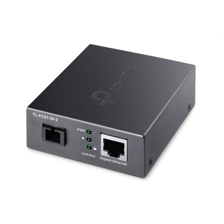 TP-LINK 10/100/1000Mbps RJ45 to 1000Mbps Single-mode SC WDM Bi-Directional Fiber Converter