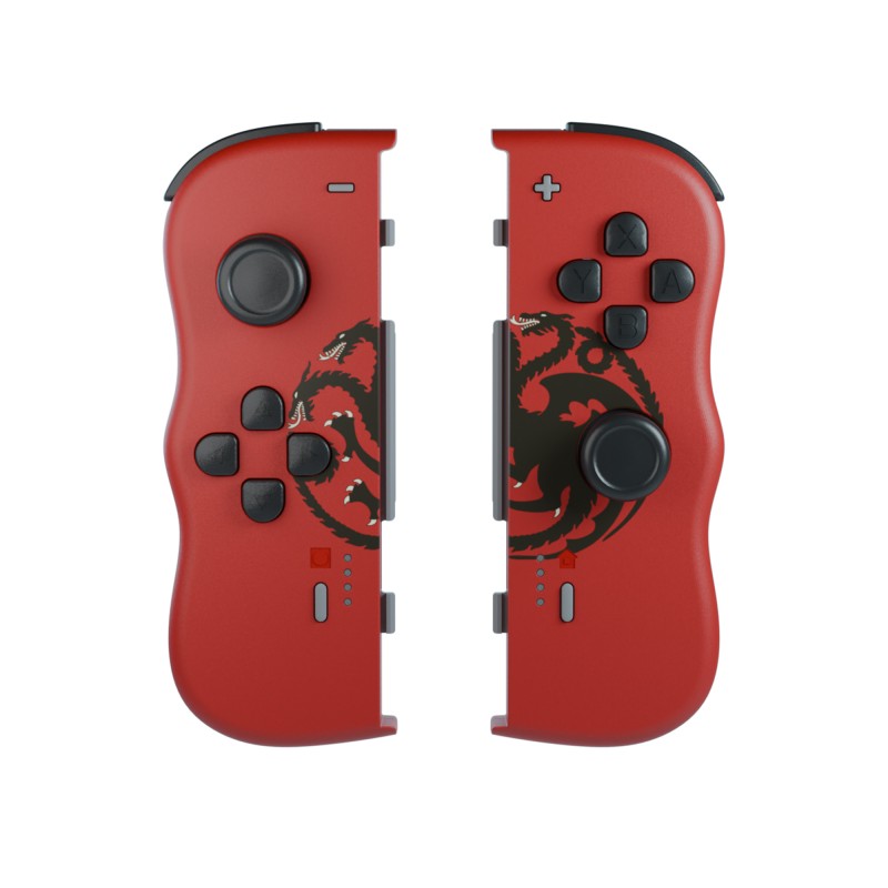 LEXIP X GAME OF THRONES Black Lights Twinpads Controller Red