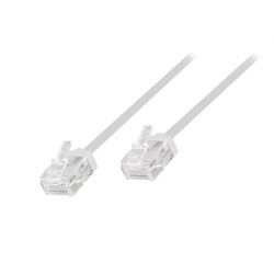 LOGILINK CQ3051U Patch cable Econline Cat.6A U/UTP slim white 2.00m