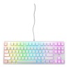 CHERRY XTRFY K4V2 TKL KB WHITE/KB CORDED MECHANICAL MX RED CXK4V2RGBTKLWHRUS